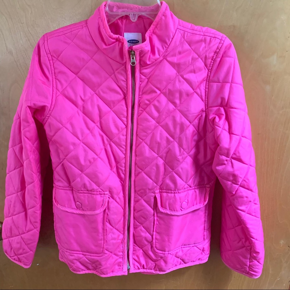 Old navy pink quilted‎ jacket